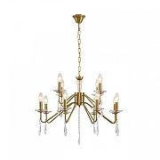 Люстра Lumion SUANA 8319/12 цвет плафона/подвески Прозрачный, цвет арматуры Бежевый-3