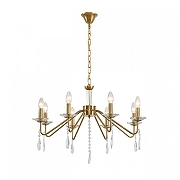 Люстра Lumion SUANA 8319/8 цвет плафона/подвески Прозрачный, цвет арматуры Бежевый-3