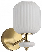 Бра Lumion ALEGRA 8334/1W цвет плафона/подвески Белый, цвет арматуры Бронза, Серый