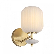 Бра Lumion ALEGRA 8334/1W цвет плафона/подвески Белый, цвет арматуры Бронза, Серый-3