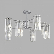 Люстра на штанге Lumion FAVLA 8348/8C цвет плафона/подвески Прозрачный, цвет арматуры Хром-2