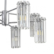 Люстра на штанге Lumion FAVLA 8348/8C цвет плафона/подвески Прозрачный, цвет арматуры Хром-3
