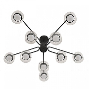 Люстра на штанге Lumion NATALINA 8349/10C цвет плафона/подвески Прозрачный, цвет арматуры Черный-1