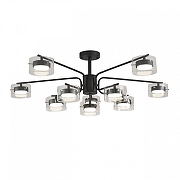 Люстра на штанге Lumion NATALINA 8349/10C цвет плафона/подвески Прозрачный, цвет арматуры Черный-3