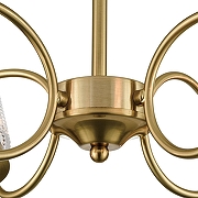 Люстра на штанге Lumion IMANA 8154/8C цвет плафона/подвески Прозрачный, цвет арматуры Медь-4