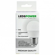 Светодиодная лампа LEDS POWER G45 6765 цвет Серый-1