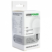 Светодиодная лампа LEDS POWER G45 6765 цвет Серый-2