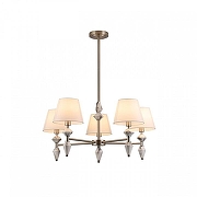 Люстра на штанге Lumion VERMONT 8274/5 цвет плафона/подвески Белый, цвет арматуры Никель, Серый-3