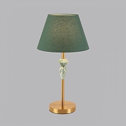 Настольная лампа Lumion VERMONT 8275/1T цвет плафона/подвески Зеленый, цвет арматуры Зеленый, Латунь-2