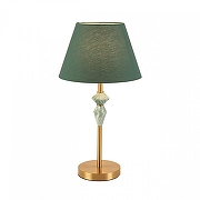 Настольная лампа Lumion VERMONT 8275/1T цвет плафона/подвески Зеленый, цвет арматуры Зеленый, Латунь-3