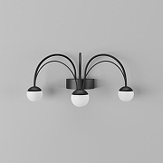 Бра Eurosvet Ragno 90031/3 черный цвет плафона/подвески Белый, цвет арматуры Черный-1