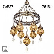 Люстра Citilux Каир CL419165 цвет бронза-6