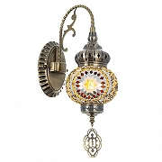 Бра Citilux Каир CL419315 цвет плафона/подвески Оранжевый, цвет арматуры Бронза-3