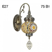 Бра Citilux Каир CL419315 цвет плафона/подвески Оранжевый, цвет арматуры Бронза-4