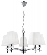 Люстра Artelamp Kensington A4098LM-5CC цвет плафона/подвески Белый, цвет арматуры Хром-1