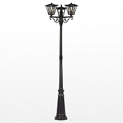 Фонарный столб Citilux FORTS CLU09P3 цвет плафона/подвески Прозрачный, Хром, цвет арматуры Черный-2