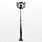 Фонарный столб Citilux FORTS CLU09P3 цвет плафона/подвески Прозрачный, Хром, цвет арматуры Черный-3