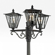 Фонарный столб Citilux FORTS CLU09P3 цвет плафона/подвески Прозрачный, Хром, цвет арматуры Черный-6