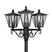 Фонарный столб Citilux FORTS CLU09P3 цвет плафона/подвески Прозрачный, Хром, цвет арматуры Черный-9