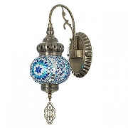 Бра Citilux Каир CL419316 цвет плафона/подвески Синий, цвет арматуры Бронза-2