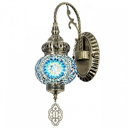 Бра Citilux Каир CL419316 цвет плафона/подвески Синий, цвет арматуры Бронза-3