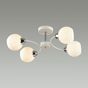 Люстра на штанге Lumion KODI 5647/4C цвет плафона/подвески Белый, цвет арматуры Хром-1