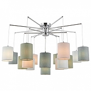Люстра Lussole Oldham LSP-6060 цвет плафона/подвески Красный, Синий, Зеленый, цвет арматуры Хром