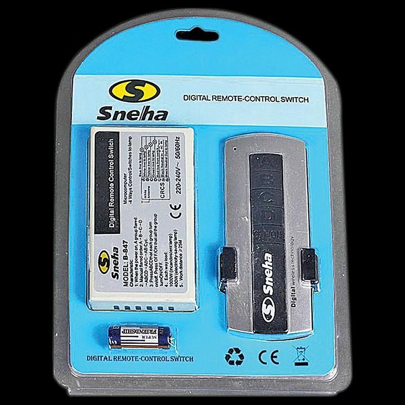 Контроллер с пультом ДУ Sneha Remote Control 4 Wire (847/B) 