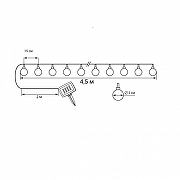 Гирлянда на солнечных батареях Uniel UL-00012696 длина 4500 мм-12
