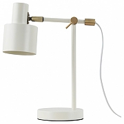 Настольная лампа офисная Moderli Artis V11264-1T цвет плафона/подвески Слоновая кость, цвет арматуры Латунь, Слоновая кость