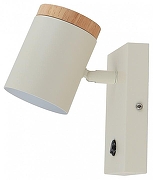 Бра Moderli Asheswood V11292-1W цвет плафона/подвески Коричневый, Слоновая кость, цвет арматуры Слоновая кость