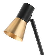 Настольная лампа офисная Moderli Melro V11325-1T цвет плафона/подвески Латунь, Черный, цвет арматуры Черный-1