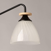 Люстра на штанге De City Дэла 15 635018003 цвет плафона/подвески Белый, цвет арматуры Коричневый, Черный-2