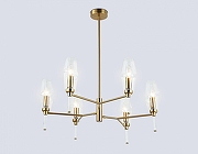 Люстра на штанге Ambrella Light LH LH55201 цвет плафона/подвески Прозрачный, цвет арматуры Латунь-3