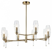 Люстра на штанге Ambrella Light LH LH55202 цвет плафона/подвески Прозрачный, цвет арматуры Латунь