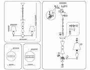 Люстра Ambrella Light LH LH75253 цвет никель