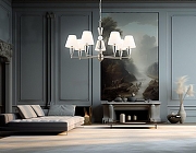 Люстра Ambrella Light LH LH75256 цвет плафона/подвески Белый, цвет арматуры Никель-7