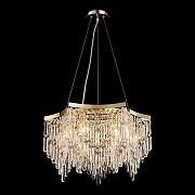 Люстра Lussole Presidio LSP-6038 цвет плафона/подвески Прозрачный, цвет арматуры Золото-1