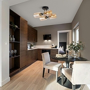 Люстра на штанге Freya Glow FR5129PL-04B цвет плафона/подвески Янтарный, цвет арматуры Бронза, Черный-11