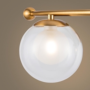 Бра Freya Lumos FR5262WL-02BS цвет плафона/подвески Прозрачный, цвет арматуры Латунь-7