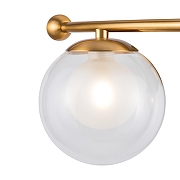 Бра Freya Lumos FR5262WL-02BS цвет плафона/подвески Прозрачный, цвет арматуры Латунь-8