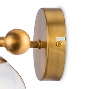 Бра Freya Lumos FR5262WL-02BS цвет плафона/подвески Прозрачный, цвет арматуры Латунь-9