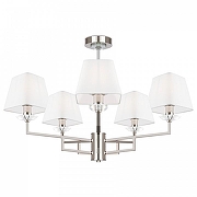 Люстра на штанге Freya Viva FR5266PL-05CH цвет плафона/подвески Белый, цвет арматуры Хром