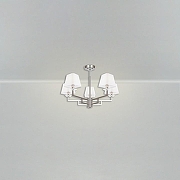 Люстра на штанге Freya Viva FR5266PL-05CH цвет плафона/подвески Белый, цвет арматуры Хром-6