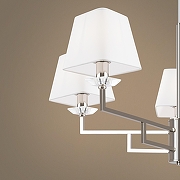 Люстра на штанге Freya Viva FR5266PL-05CH цвет плафона/подвески Белый, цвет арматуры Хром-7