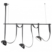 Трековый светильник Lussole LSP-7521 цвет плафона/подвески Черный, цвет арматуры Черный