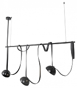 Трековый светильник Lussole LSP-7521 цвет плафона/подвески Черный, цвет арматуры Черный-1