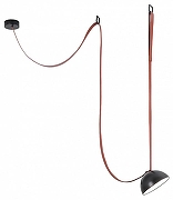 Трековый светильник Lussole LSP-7522 цвет плафона/подвески Черный, цвет арматуры Коричневый, Черный-1