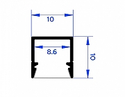 Профиль накладной Ambrella Light GP GP1650AL цвет серебро-5