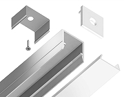 Профиль накладной Ambrella Light GP GP1650AL цвет серебро-2
